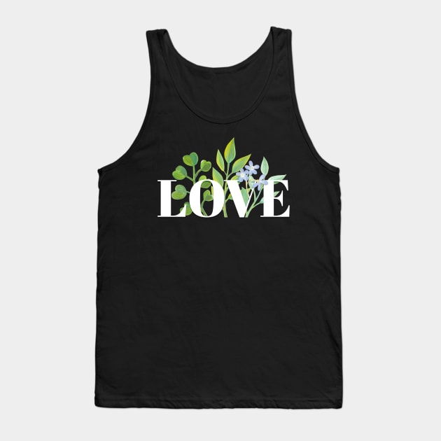 Spring Love Tank Top by MarynArts